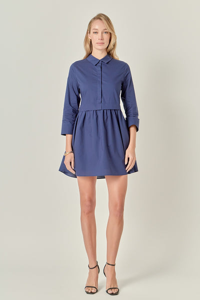 Jess Mini Dress Navy