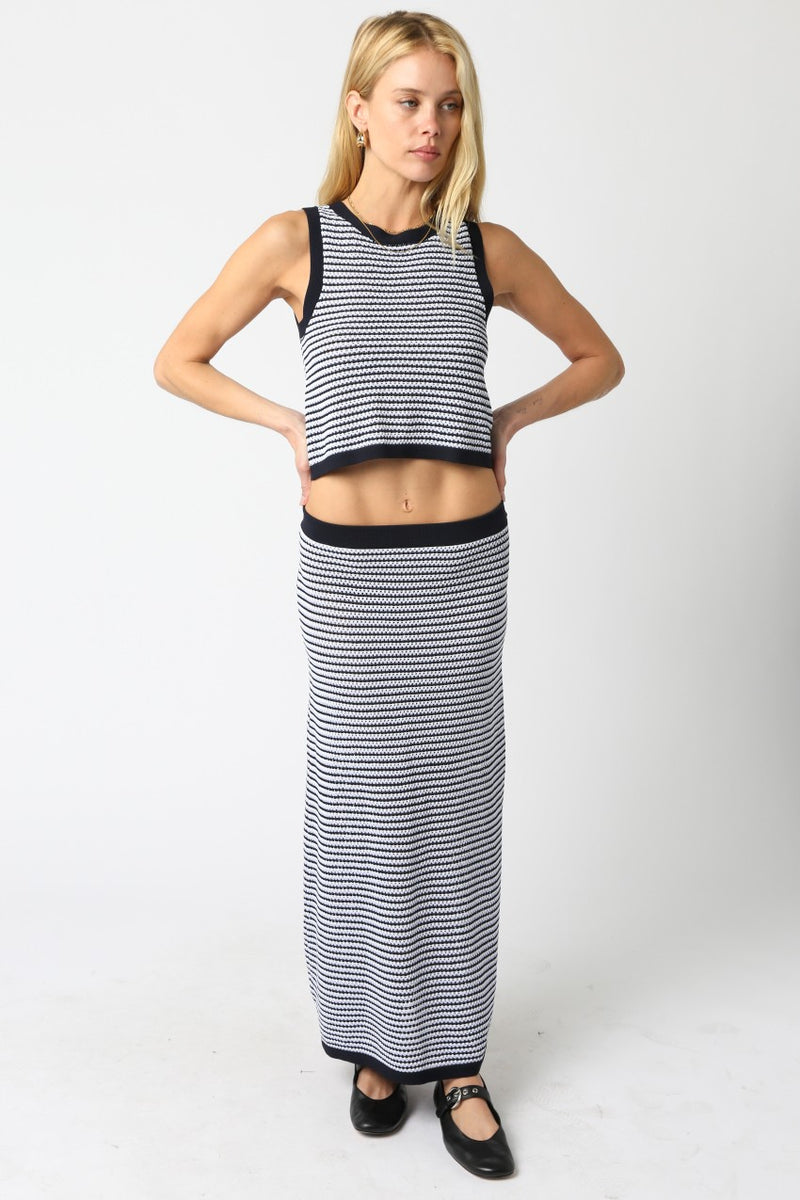 Brooke Set Navy Lt Blue White