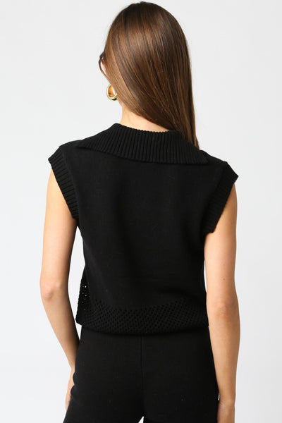 Allison Knit Top Black