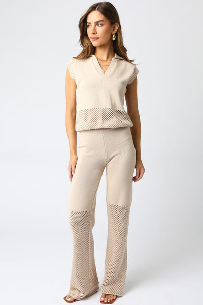 Allison Knit Set Natural