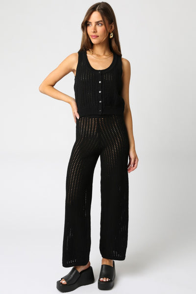 Aubree Knit Set Black