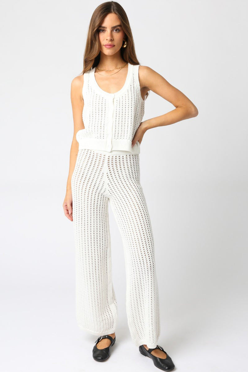 Aubree Knit Set Off White