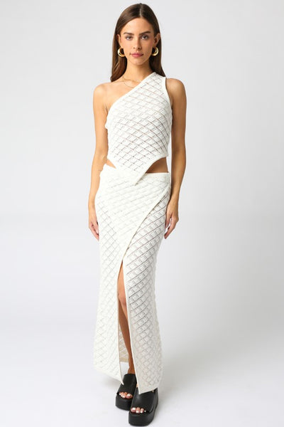 Andrea Knit Set Off White