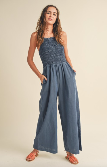 Dante Jumpsuit Indigo Blue