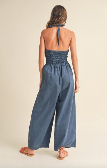 Dante Jumpsuit Indigo Blue