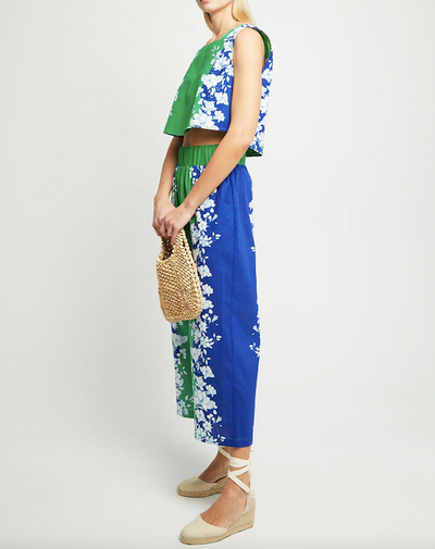 Willow Set Green Blue Print