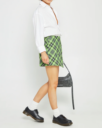 Gia Mini Skort Kiwi Plaid