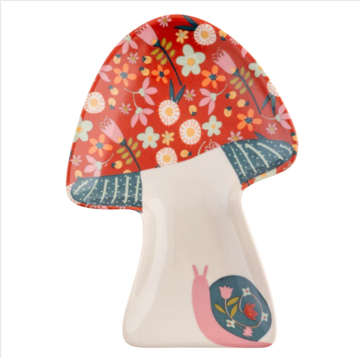 Calico Trinket Trays Mushroom