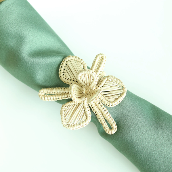 Orchid Napkin Ring Natural
