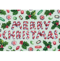 Merry Christmas Candy Placemat