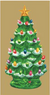 Vintage Christmas Tree Napkin