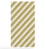Gold Peppermint Stripe Guest Napkin