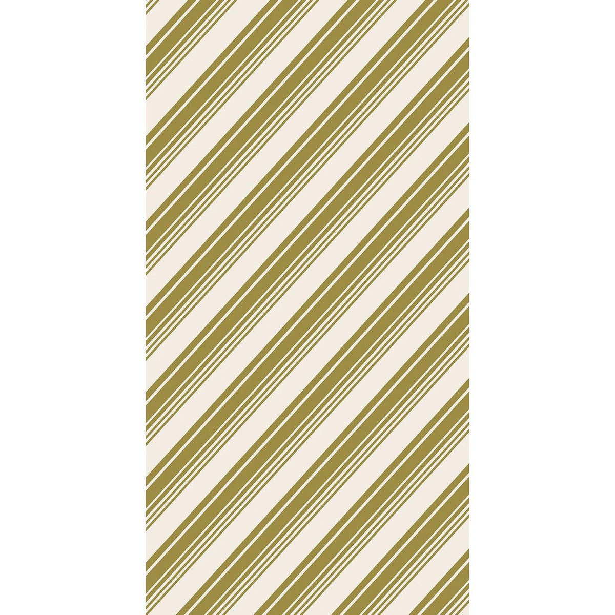 Gold Peppermint Stripe Guest Napkin