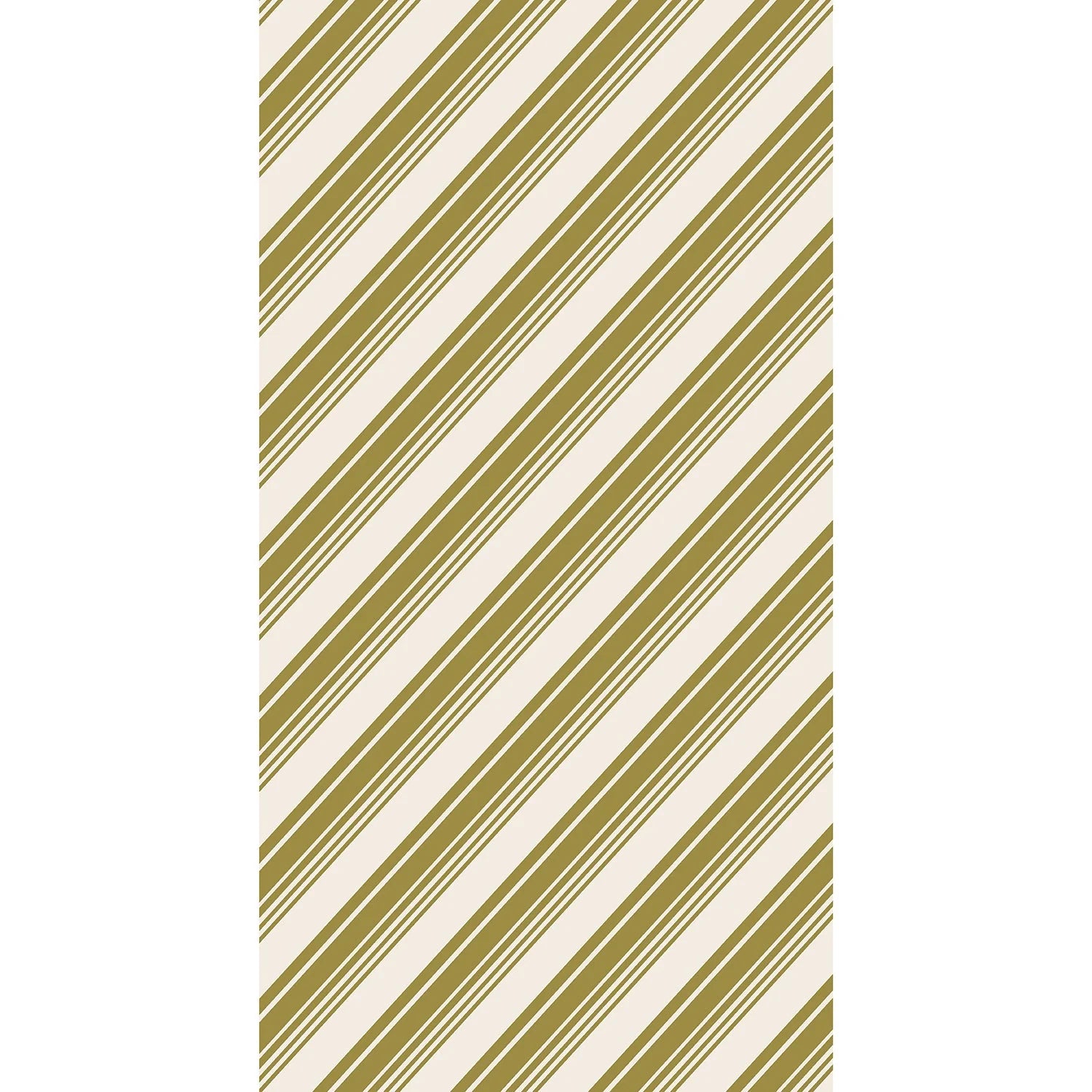 Gold Peppermint Stripe Guest Napkin