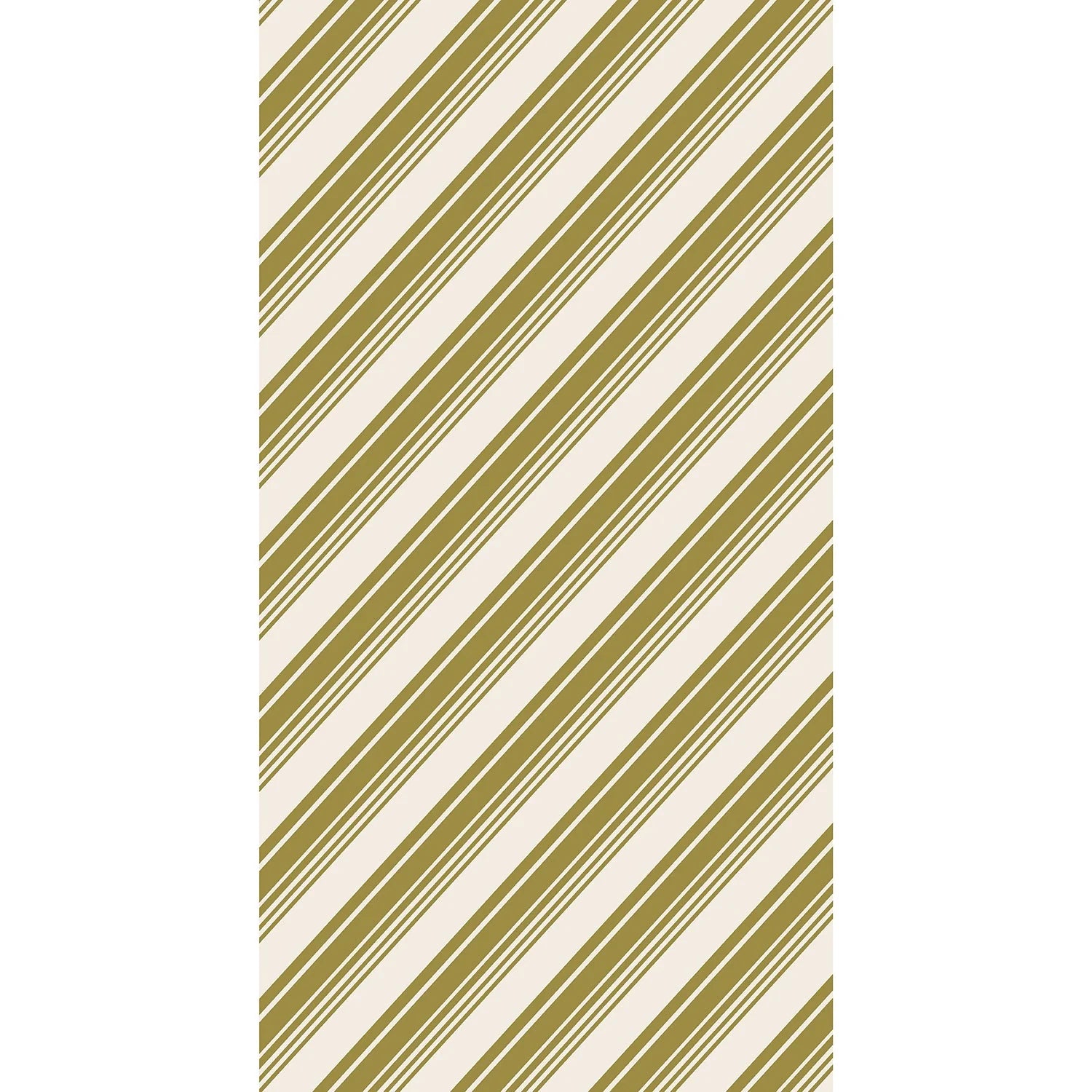 Gold Peppermint Stripe Guest Napkin