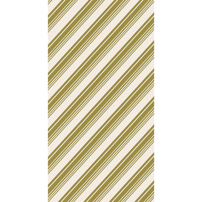 Gold Peppermint Stripe Guest Napkin