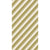 Gold Peppermint Stripe Guest Napkin