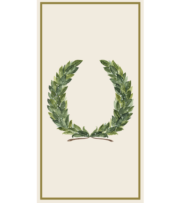 Laurel Wreath Cocktail Napkin