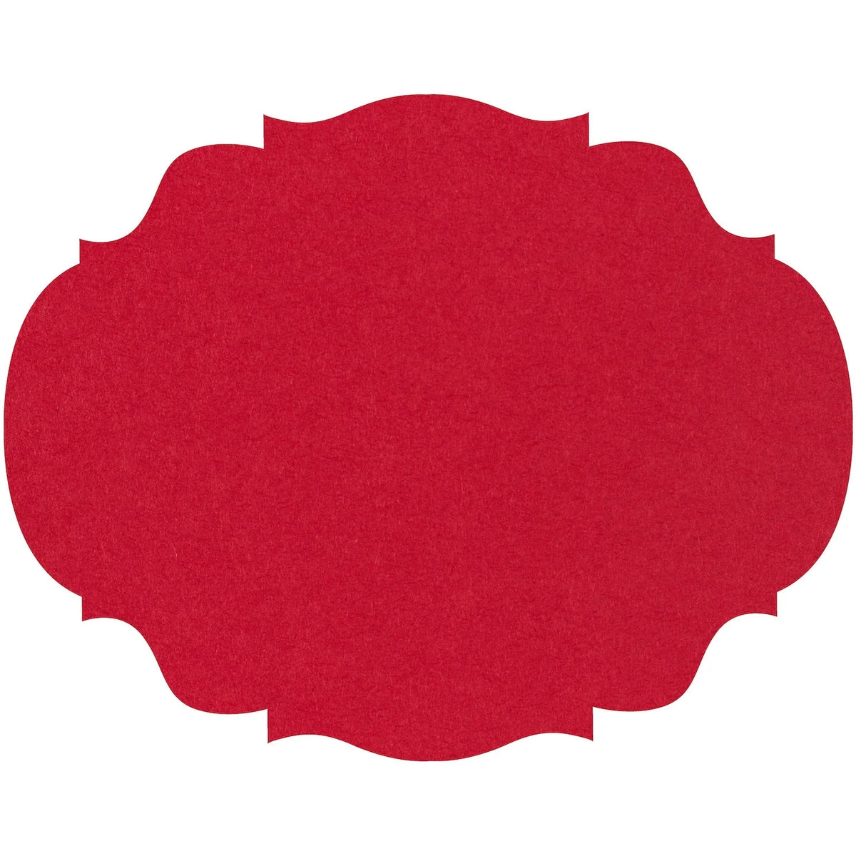 Die cut Red French Frame Placemat