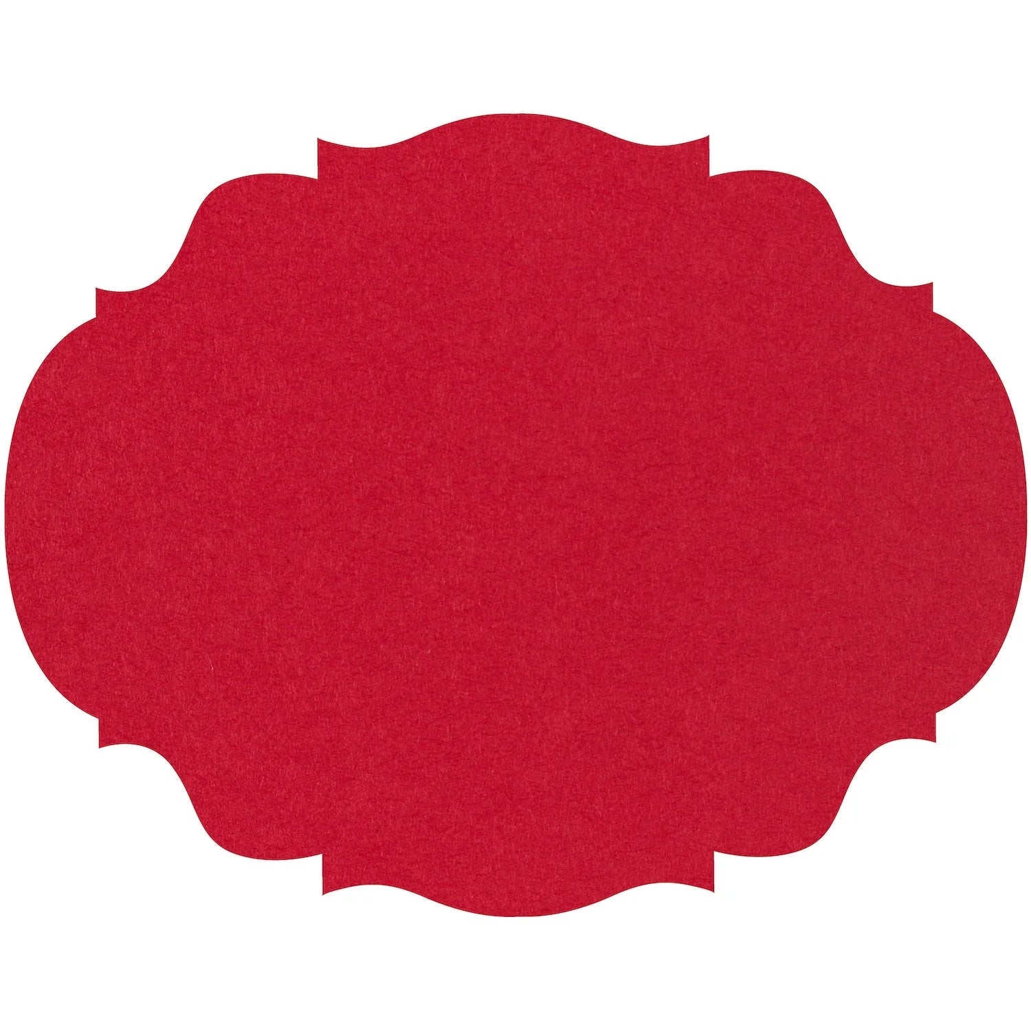 Die cut Red French Frame Placemat