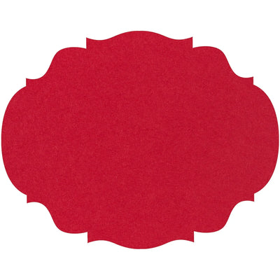 Die cut Red French Frame Placemat