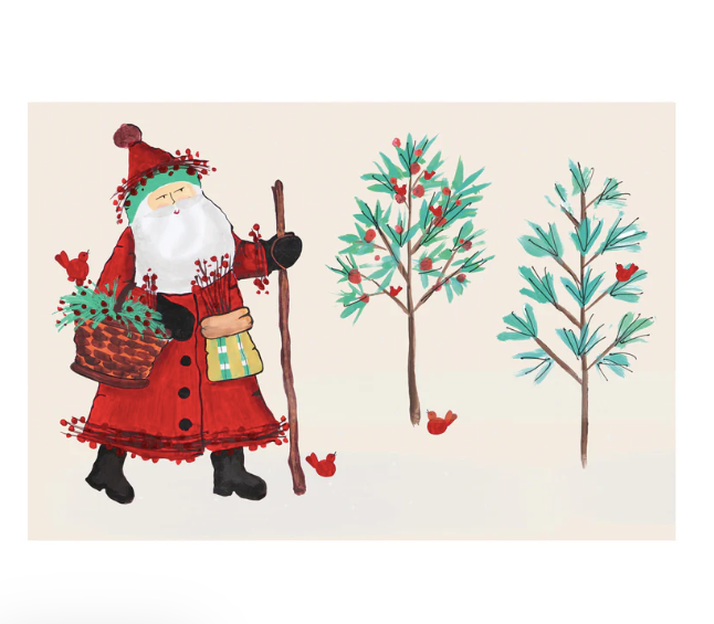Old St Nick Forest Placemat