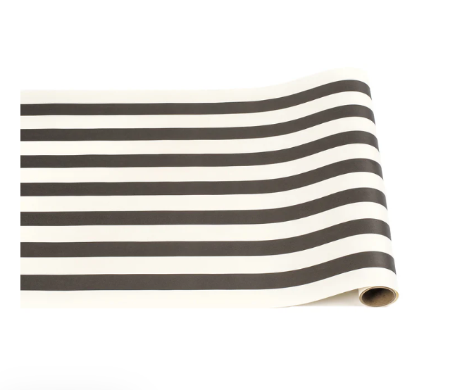 Black Classic Stripe Runner