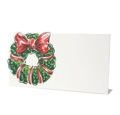 Holiday Wreath Place Card