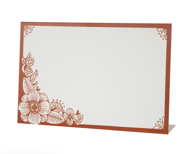 Harvest Blooms Place Card