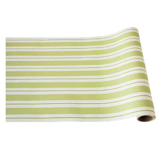 Green Awning Stripe Runner 20 X 25in