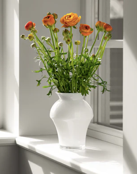 Vase King White int/ext