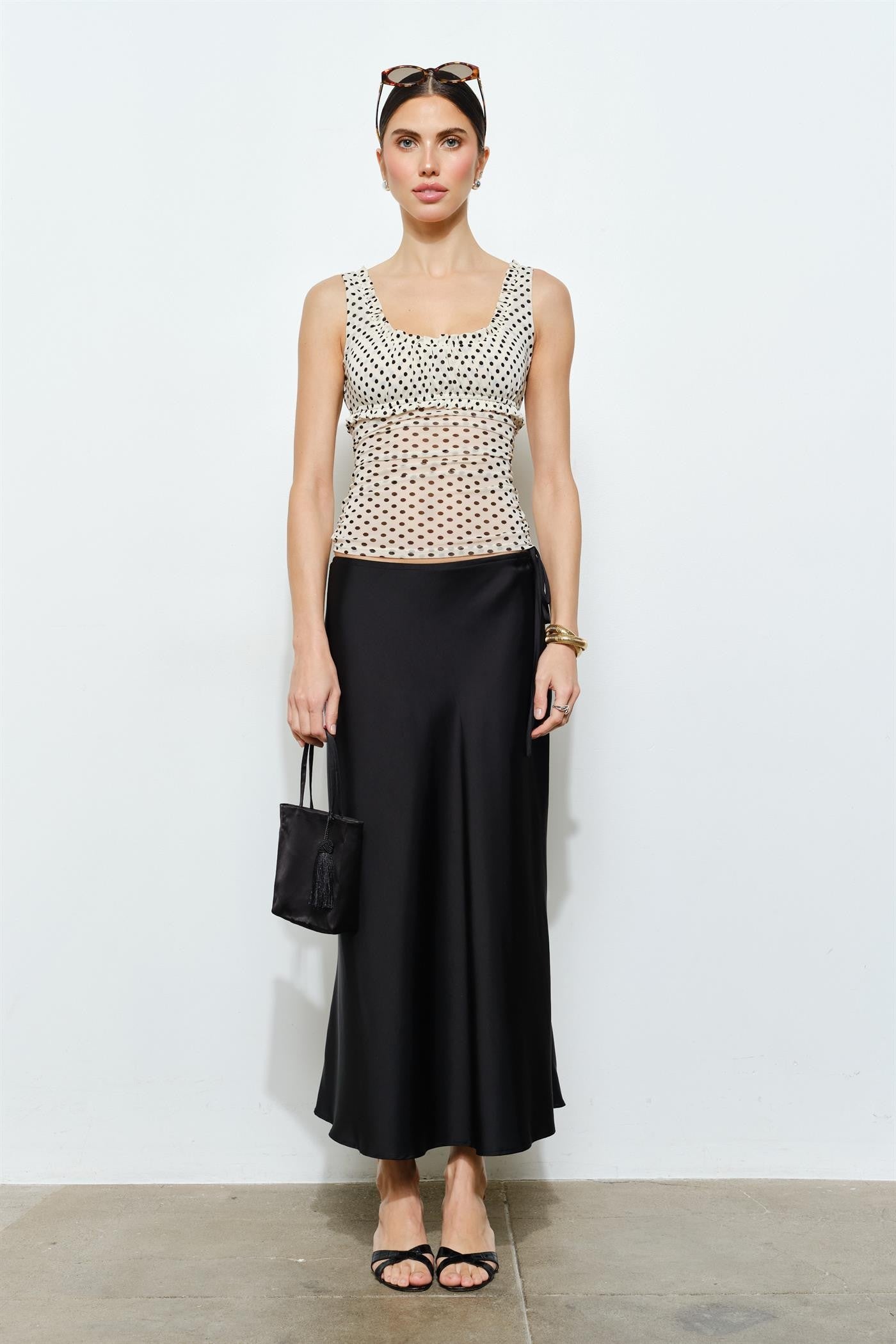 Calliope Side Tie Maxi Skirt