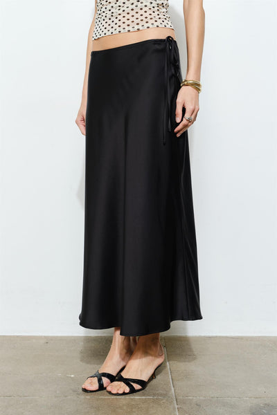 Calliope Side Tie Maxi Skirt