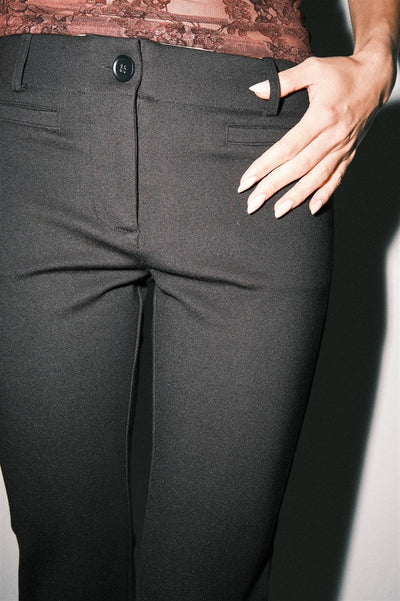 Quince Capri Pant Black
