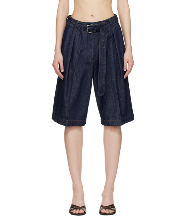 Dries Bermuda Indigo Denim