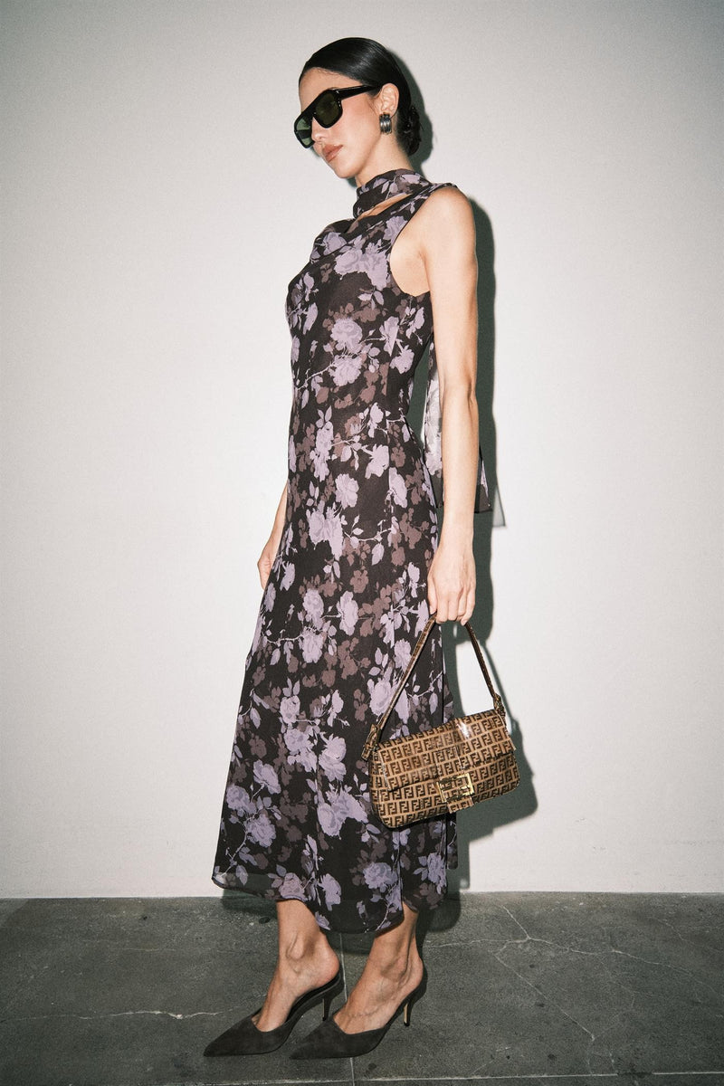 Noelly Maxi Dress Brown