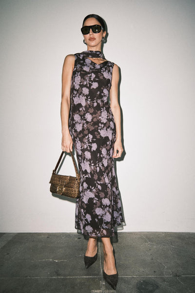 Noelly Maxi Dress Brown