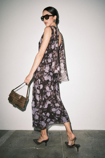 Noelly Maxi Dress Brown