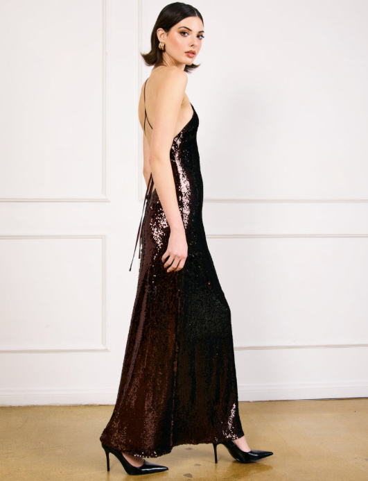 Hollis Maxi Dress Brown