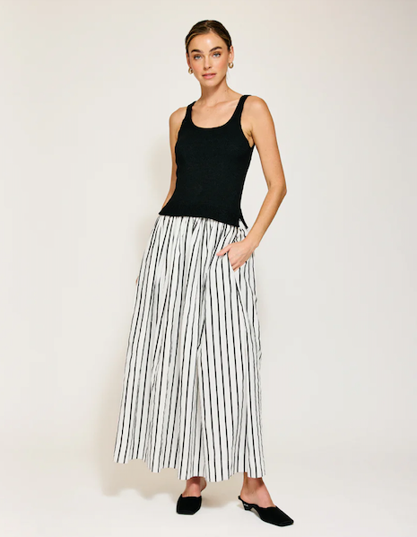 Celeste Dress Black Ivory