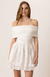 Diva Mix Dress White