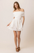 Diva Mix Dress White