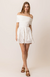 Diva Mix Dress White