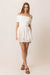 Diva Mix Dress White