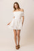 Diva Mix Dress White