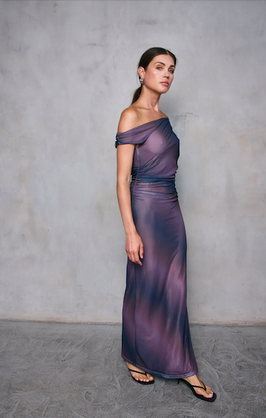 Finley Dress Plum