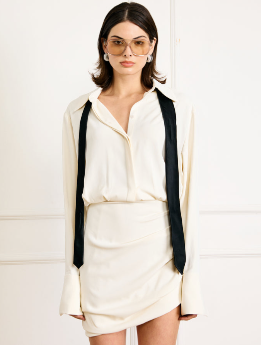 Adelaide Shirt Dress Cream