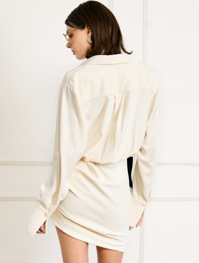 Adelaide Shirt Dress Cream
