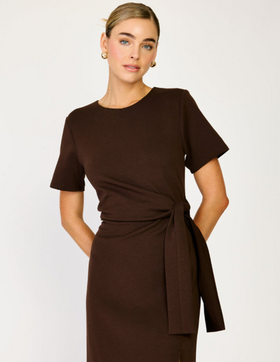 Coen Maxi Dress Dark Brown