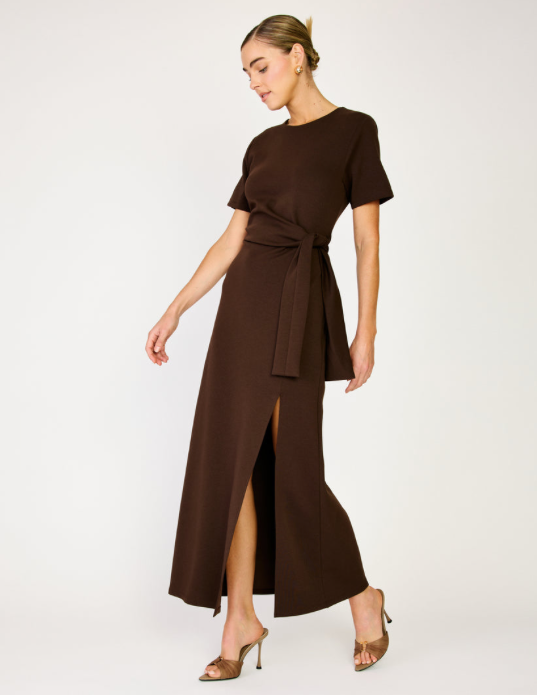 Coen Maxi Dress Dark Brown